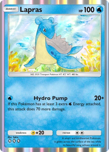 Lapras card art