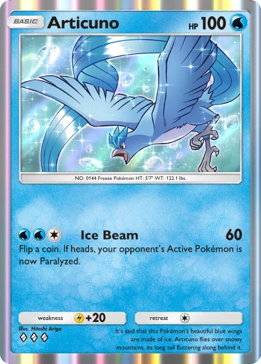 Articuno card art