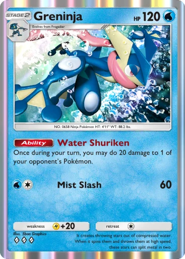 Greninja card art