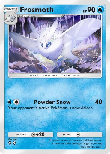 Frosmoth card art