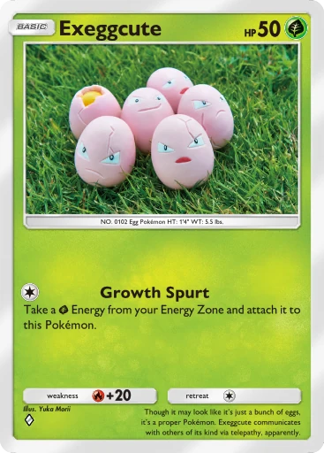 Exeggcute card art