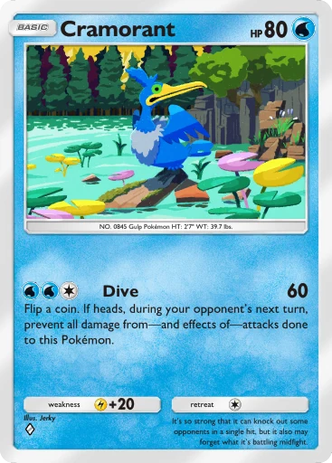 Cramorant card art