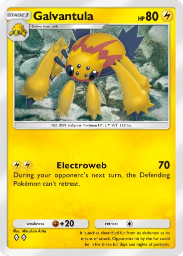 Galvantula card art