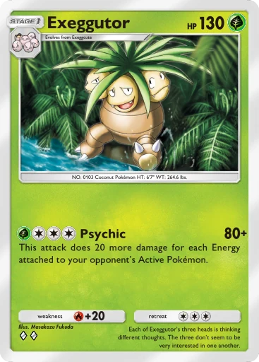 Exeggutor card art