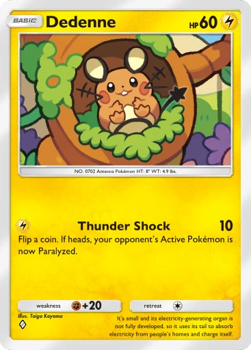 Dedenne card art
