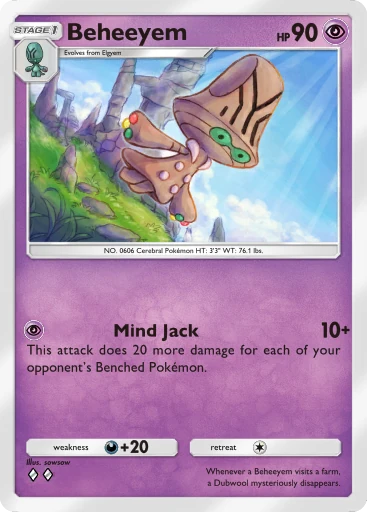 Beheeyem card art