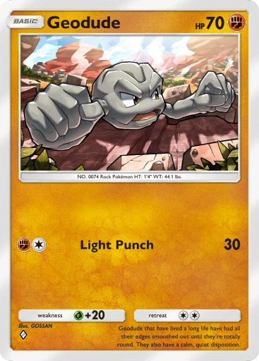 Geodude card art