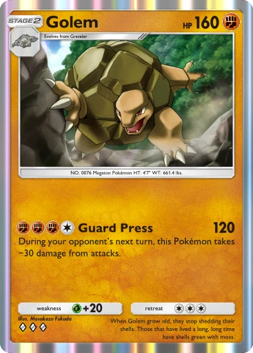 Golem card art