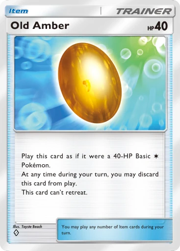 Old Amber card art