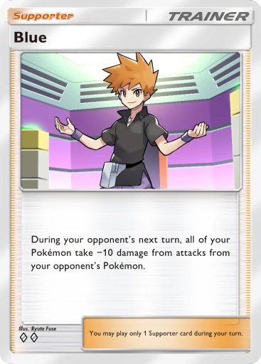 Blue card art