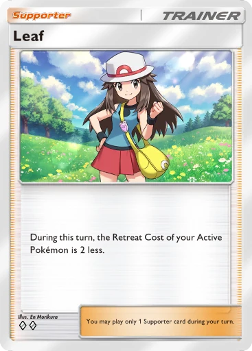 Leaf card art