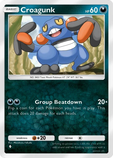 Croagunk card art