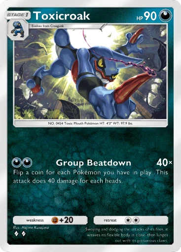 Toxicroak card art