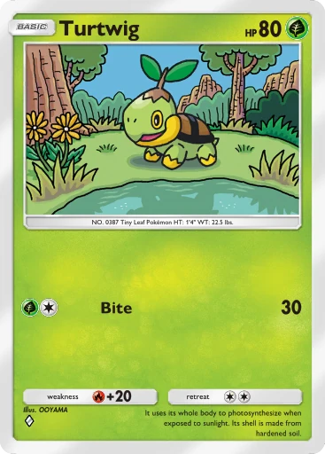 Turtwig card art