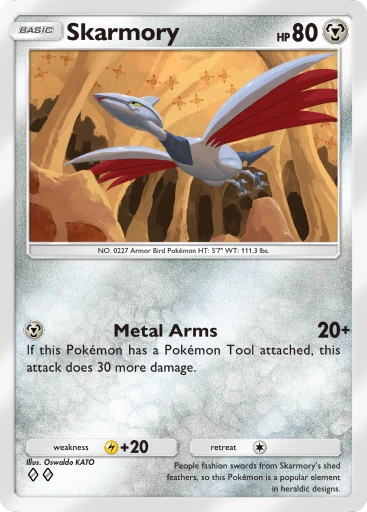 Skarmory card art