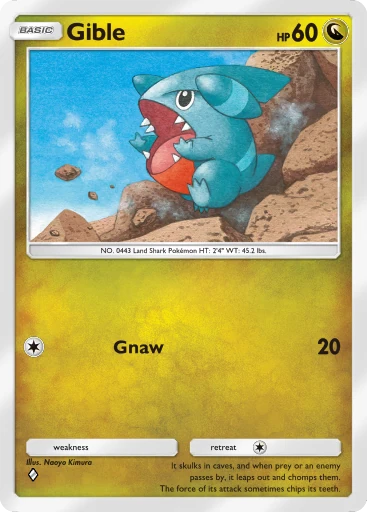 Gible card art
