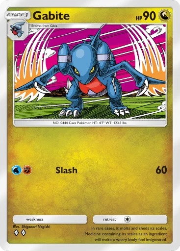 Gabite card art