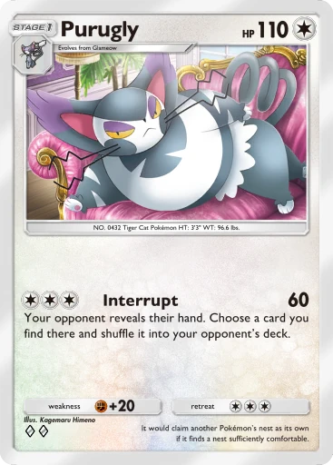 Purugly card art