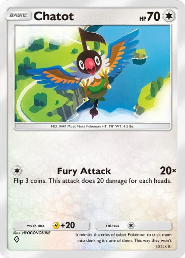 Chatot card art