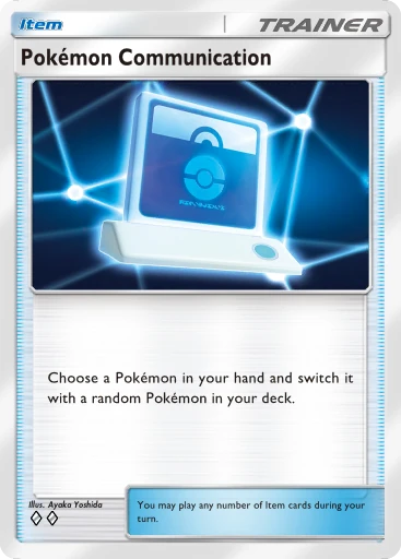 Pokémon Communication card art