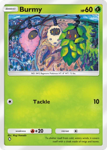 Burmy card art