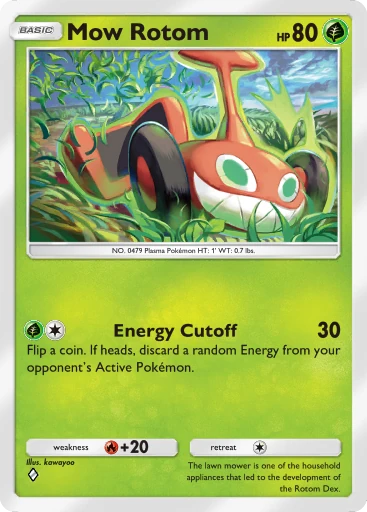 Mow Rotom card art