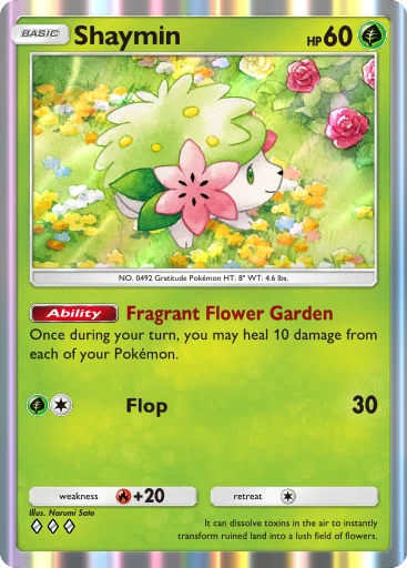 Shaymin card art
