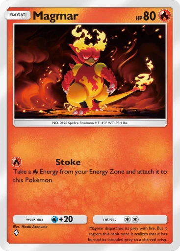 Magmar card art