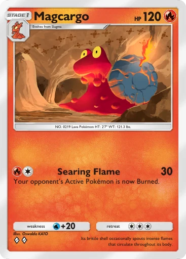 Magcargo card art