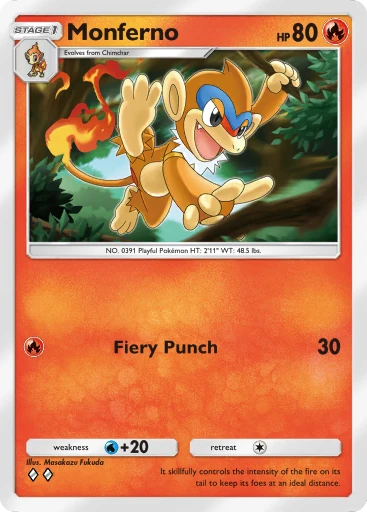 Monferno card art