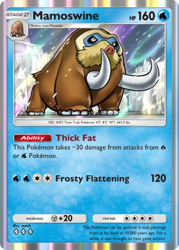 Mamoswine card art
