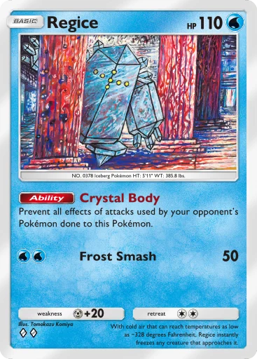 Regice card art