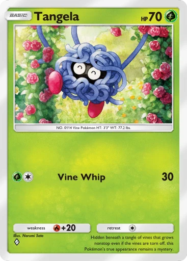 Tangela card art