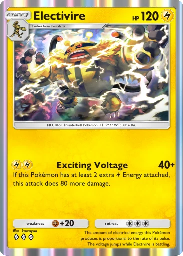 Electivire card art