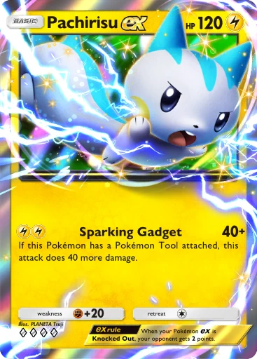 Pachirisu card art