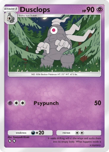 Dusclops card art