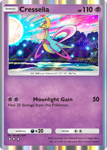 Cresselia card art