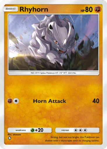 Rhyhorn card art