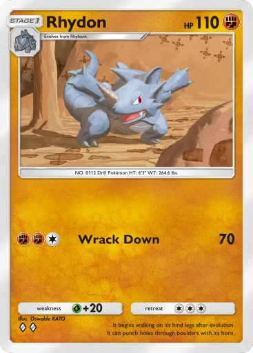 Rhydon card art