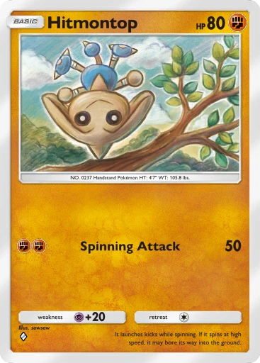 Hitmontop card art