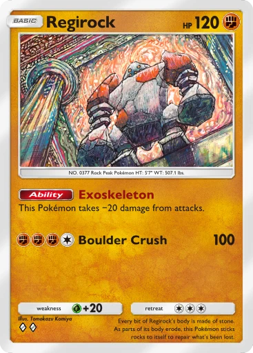Regirock card art