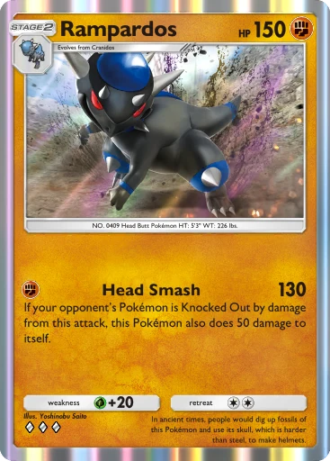 Rampardos card art