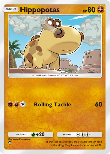 Hippopotas card art