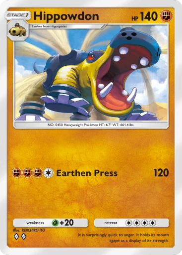 Hippowdon card art