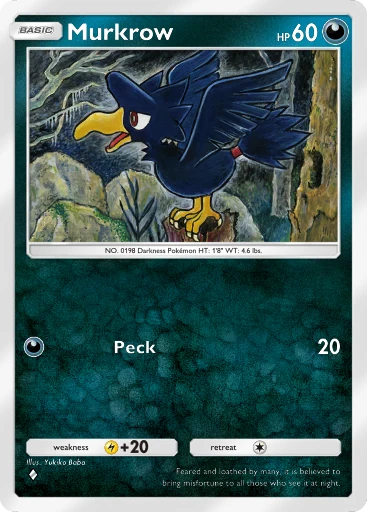 Murkrow card art
