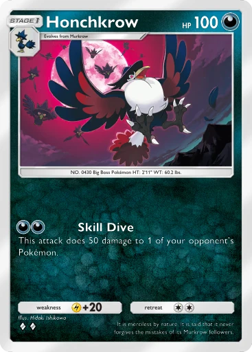Honchkrow card art
