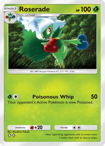 Roserade card art