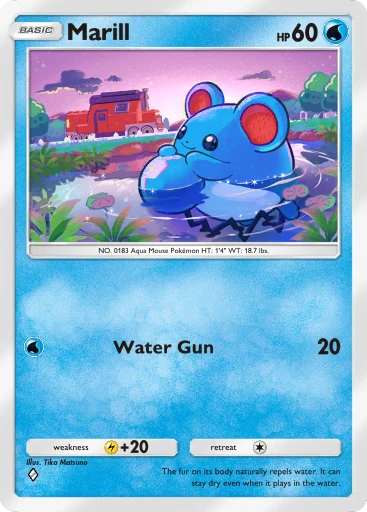 Marill card art