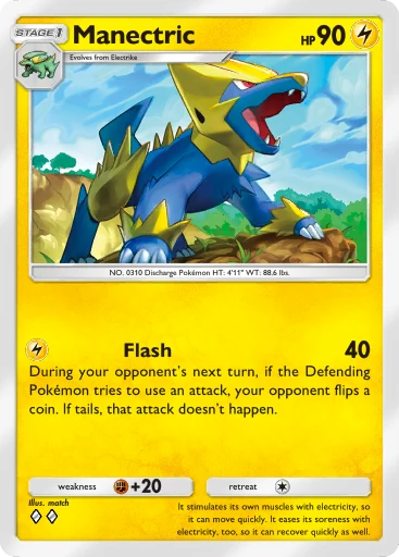 Manectric card art