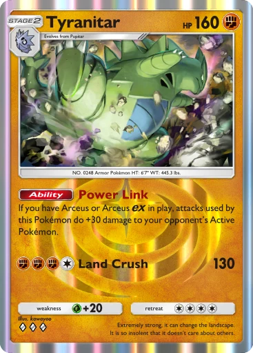 Tyranitar card art